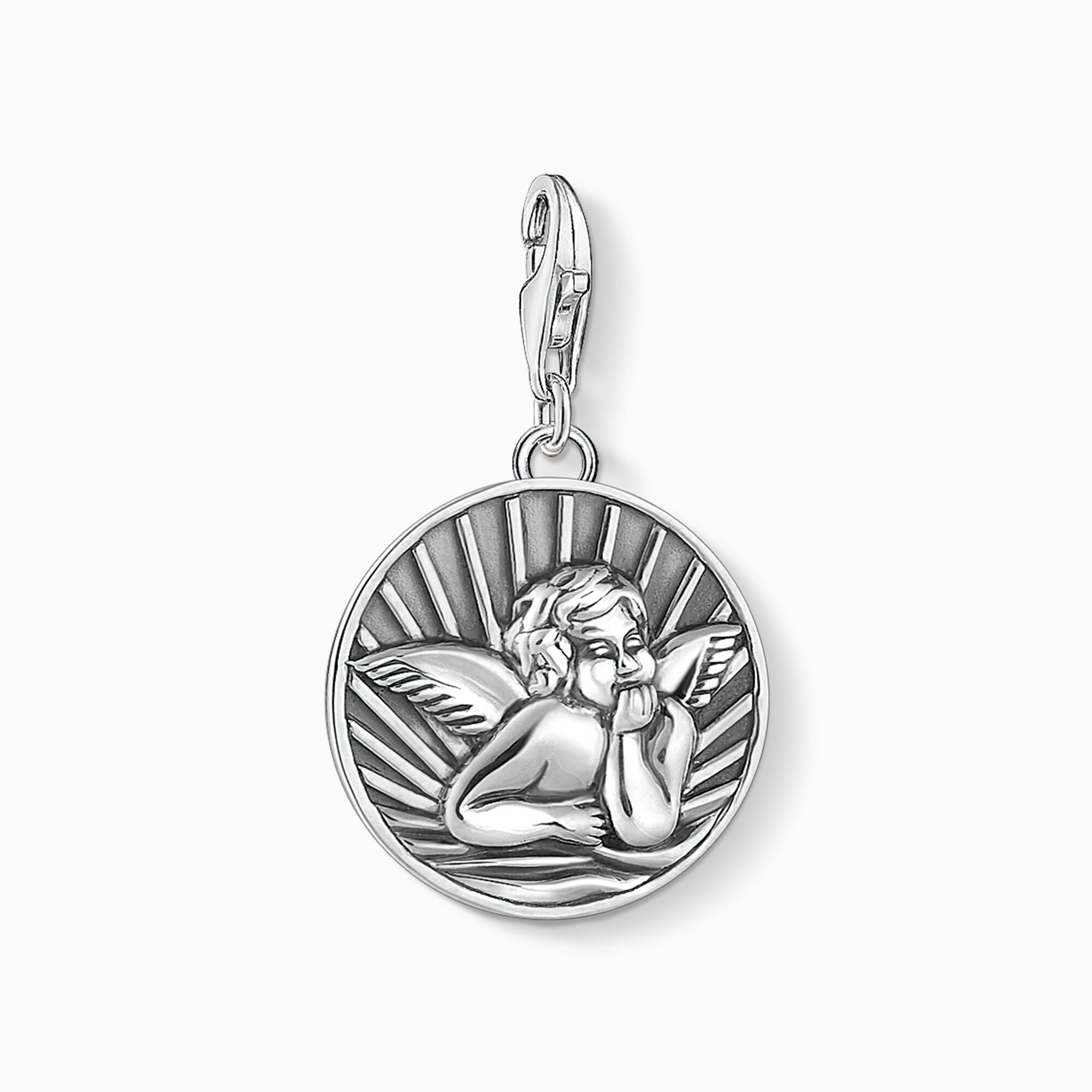 Charm pendant disc guardian angel from the Charm Club collection in the THOMAS SABO online store