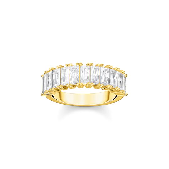 Ring white stones pav&eacute; gold from the  collection in the THOMAS SABO online store