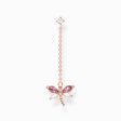 Single earring dragonfly with stones rose gold from the Charming Collection collection in the THOMAS SABO online store