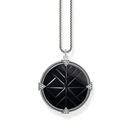 Necklace vintage coin black from the  collection in the THOMAS SABO online store