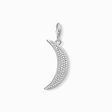 pendentif Charm lune PAV&Eacute; de la collection Charm Club dans la boutique en ligne de THOMAS SABO