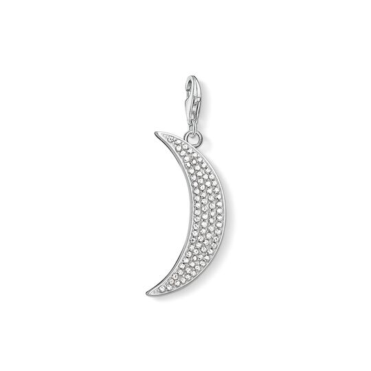 Charm pendant Moon PAV&Eacute; from the Charm Club collection in the THOMAS SABO online store