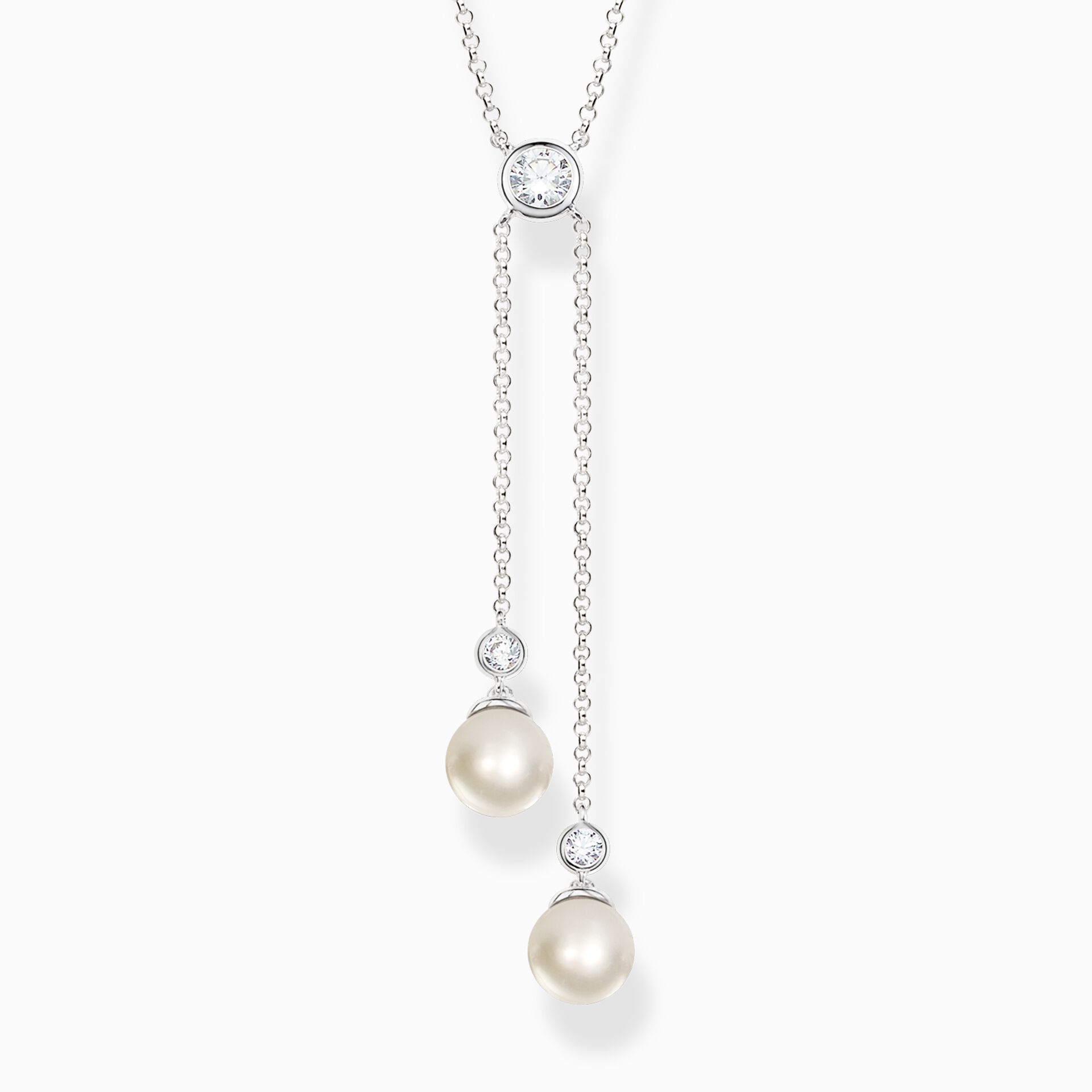 THOMAS SABO Natural Beauty Intertwined Pearl Necklace Thomas