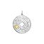 Pendant labyrinth with golden star from the  collection in the THOMAS SABO online store