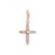 Charm pendant cross with white stones rose gold from the Charm Club collection in the THOMAS SABO online store