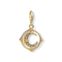 Charm pendant moon colourful stones gold from the Charm Club collection in the THOMAS SABO online store