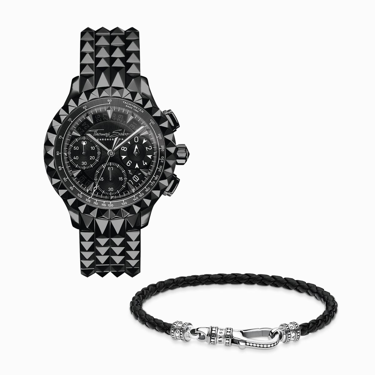 Herrenuhr Rebel at Heart Chronograph schwarz | THOMAS SABO