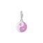 Charm pendant pink yin &amp; yang with stones silver from the Charm Club collection in the THOMAS SABO online store