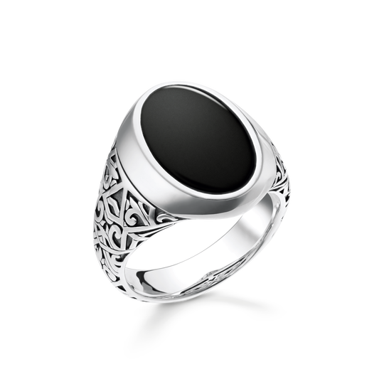 Bague noir de la collection  dans la boutique en ligne de THOMAS SABO