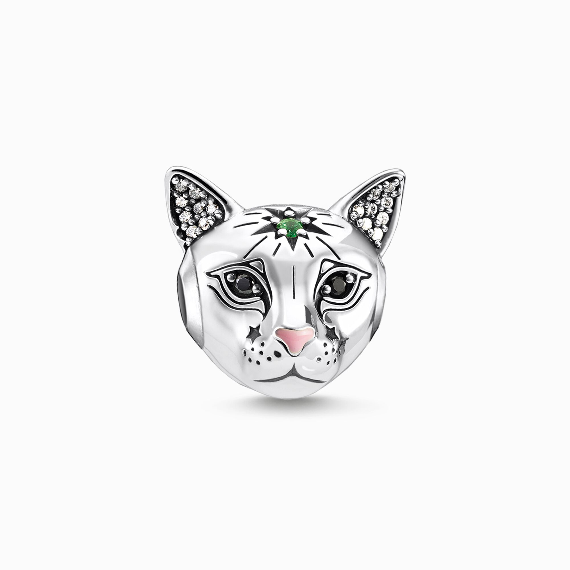 Bead Cat silver from the Karma Beads collection in the THOMAS SABO online store