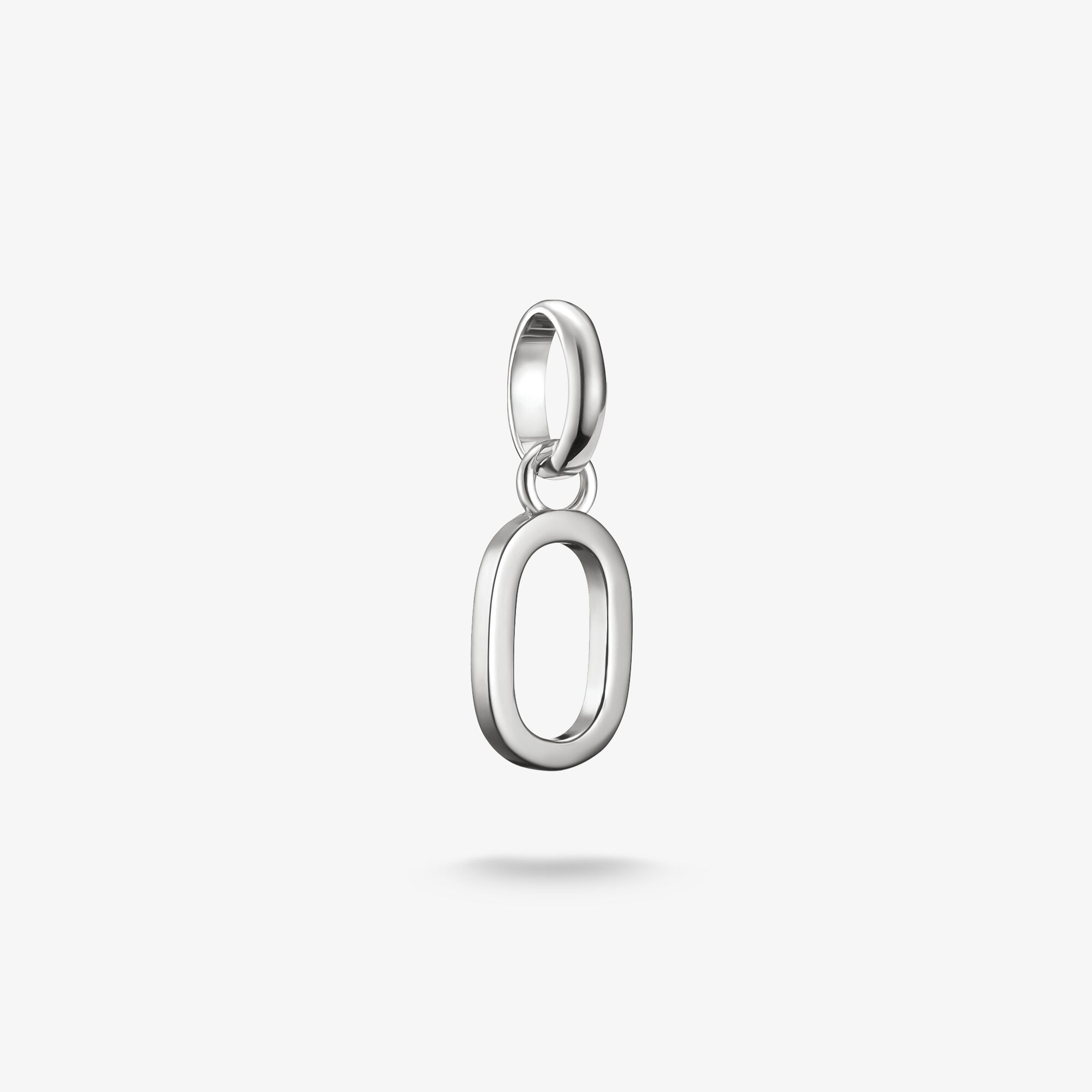 THOMAS SABO Pendentif Charm Lettre O Connect argent, Argent sterling, Taille: one size, femme