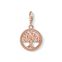 Charm pendant tree of life rose gold from the Charm Club collection in the THOMAS SABO online store