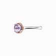 Solitaire ring purple lotos blossom from the  collection in the THOMAS SABO online store