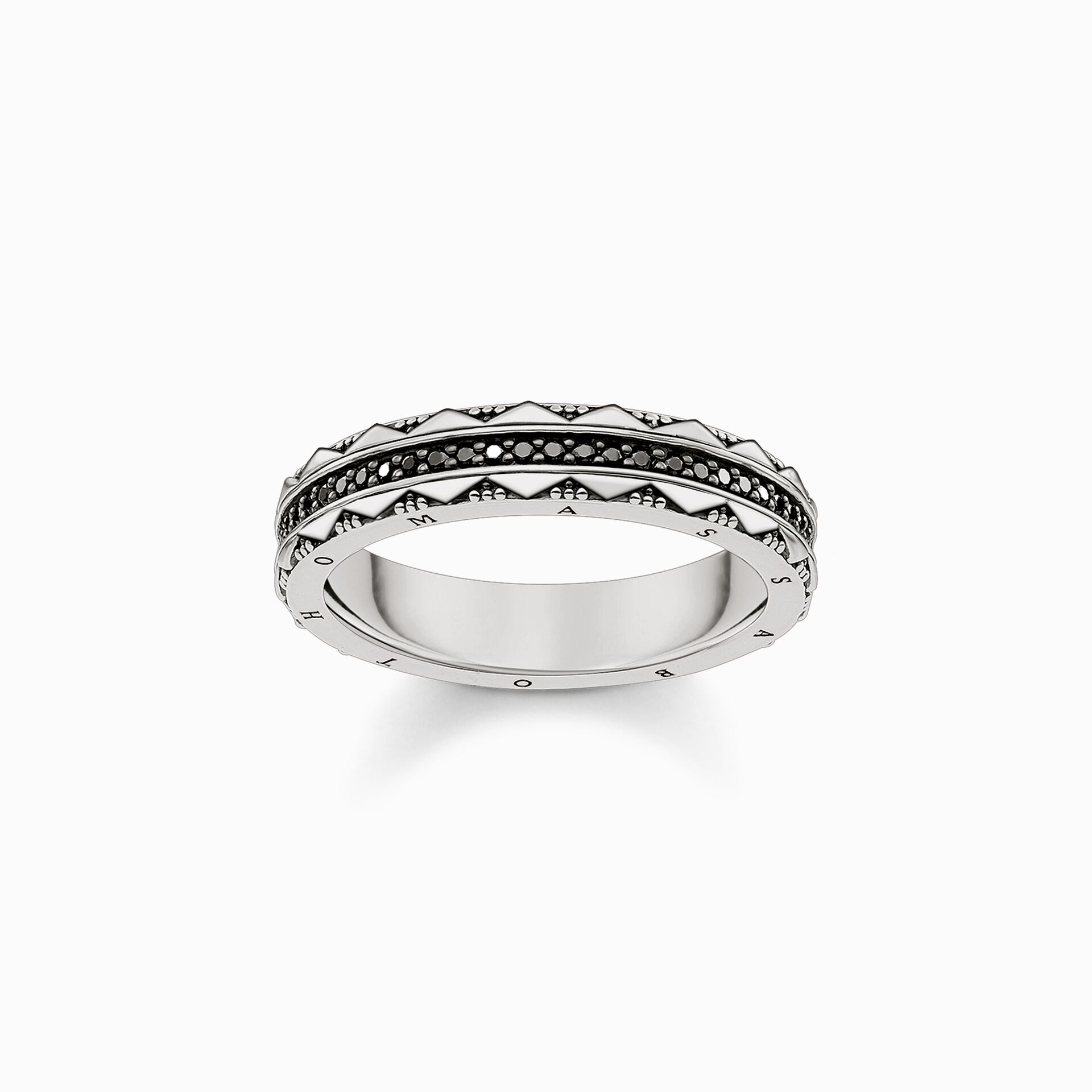 Thomas Sabo Silver Diamond Open Triangle Ring main image 1