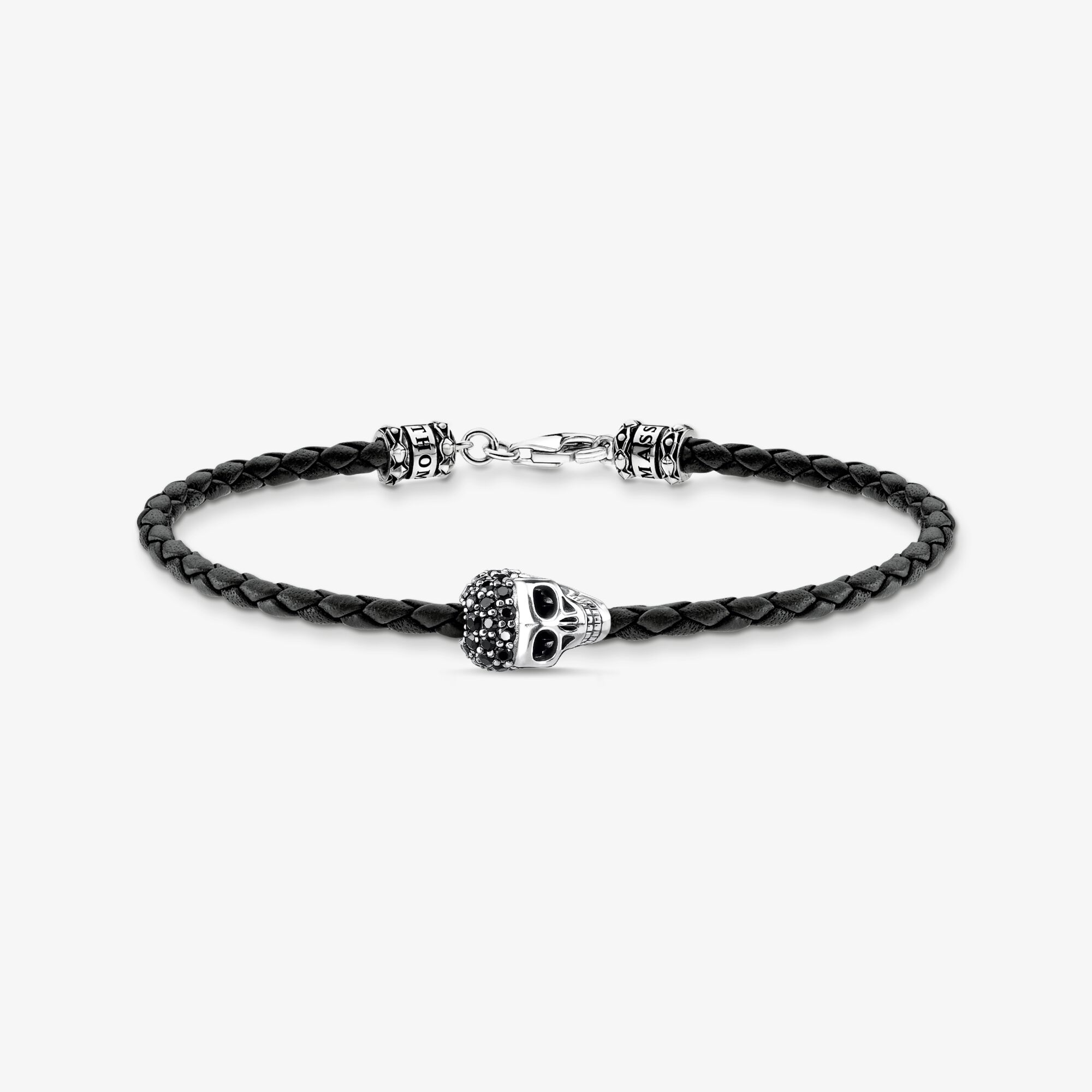 THOMAS SABO Armband Totenkopf silber, Sterlingsilber, Größe: 16 cm, Unisex