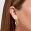 Hoop earrings white stones pav&eacute; gold from the  collection in the THOMAS SABO online store