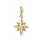 Charm pendant Colourful star, gold from the Charm Club collection in the THOMAS SABO online store