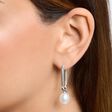 Creolen Glieder und Perlen silber aus der  Kollektion im Online Shop von THOMAS SABO