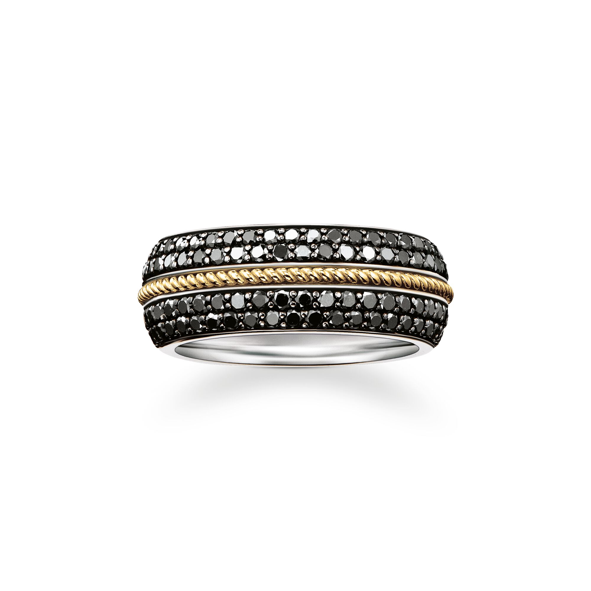 Bandring Schwarzer Diamant J Tr0028 723 11 Thomas Sabo