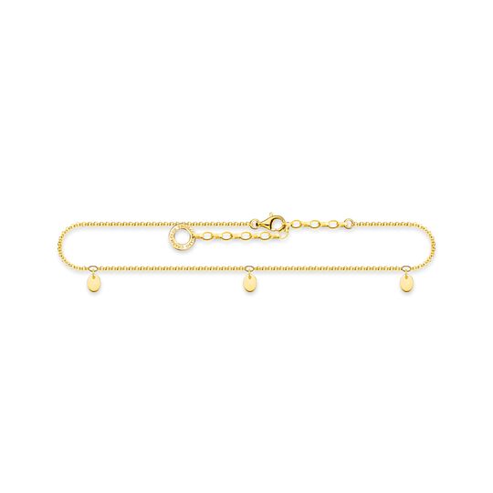 Anklet discs gold from the Charming Collection collection in the THOMAS SABO online store