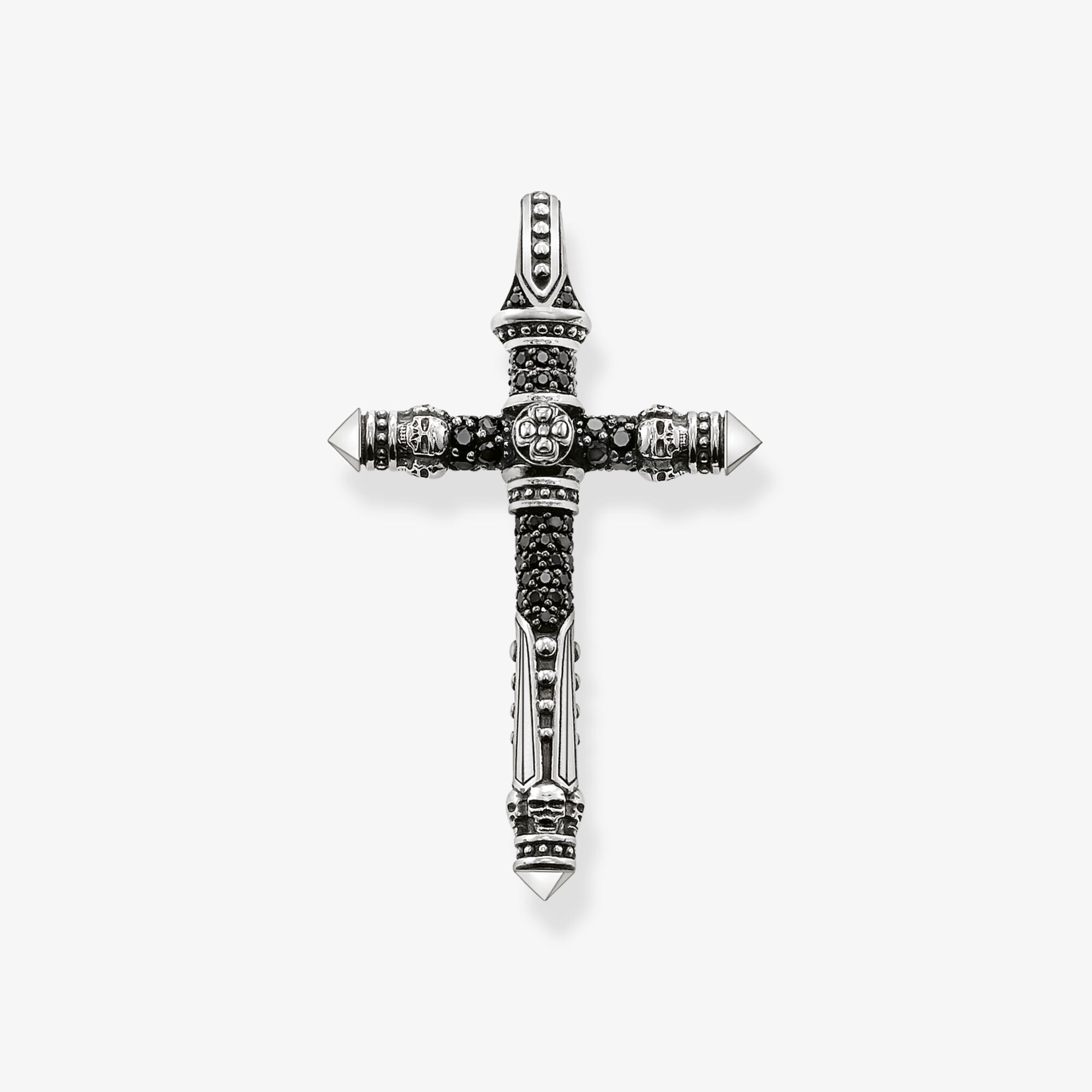 THOMAS SABO Pendentif croix, Argent sterling, Taille: one size, Unisex