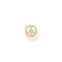 Clou d&#39;oreille unique peace avec pierres blanches or de la collection Charming Collection dans la boutique en ligne de THOMAS SABO