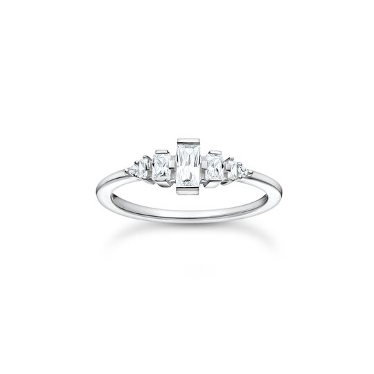 Ring vintage white stones silver from the Charming Collection collection in the THOMAS SABO online store