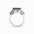 Ring mit gro&szlig;em schwarzen Stein und Sterne Silber aus der  Kollektion im Online Shop von THOMAS SABO