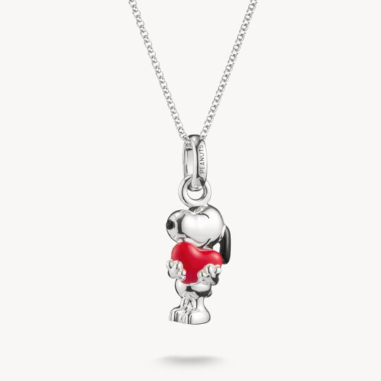 Chaîne Snoopy avec cœur – Pendentif PEANUTS Argent | THOMAS SABO
