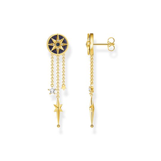 Ohrringe Royalty Stern mit Steine gold aus der  Kollektion im Online Shop von THOMAS SABO