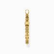 Anh&auml;nger Kreuz schwarze Steine gold aus der  Kollektion im Online Shop von THOMAS SABO