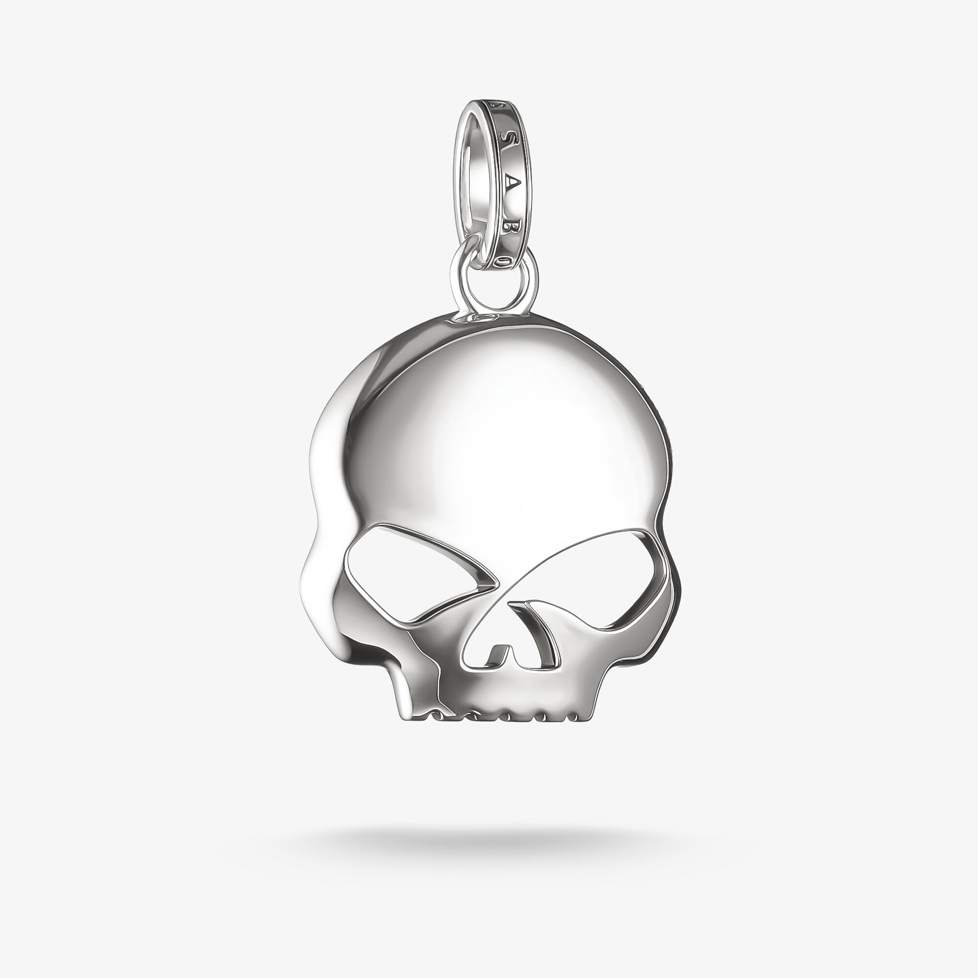 THOMAS SABO Harley-Davidson Pendentif tête de mort Willie G. Skull argent, Argent Sterling 925‰, noirci, Taille: one size, homme