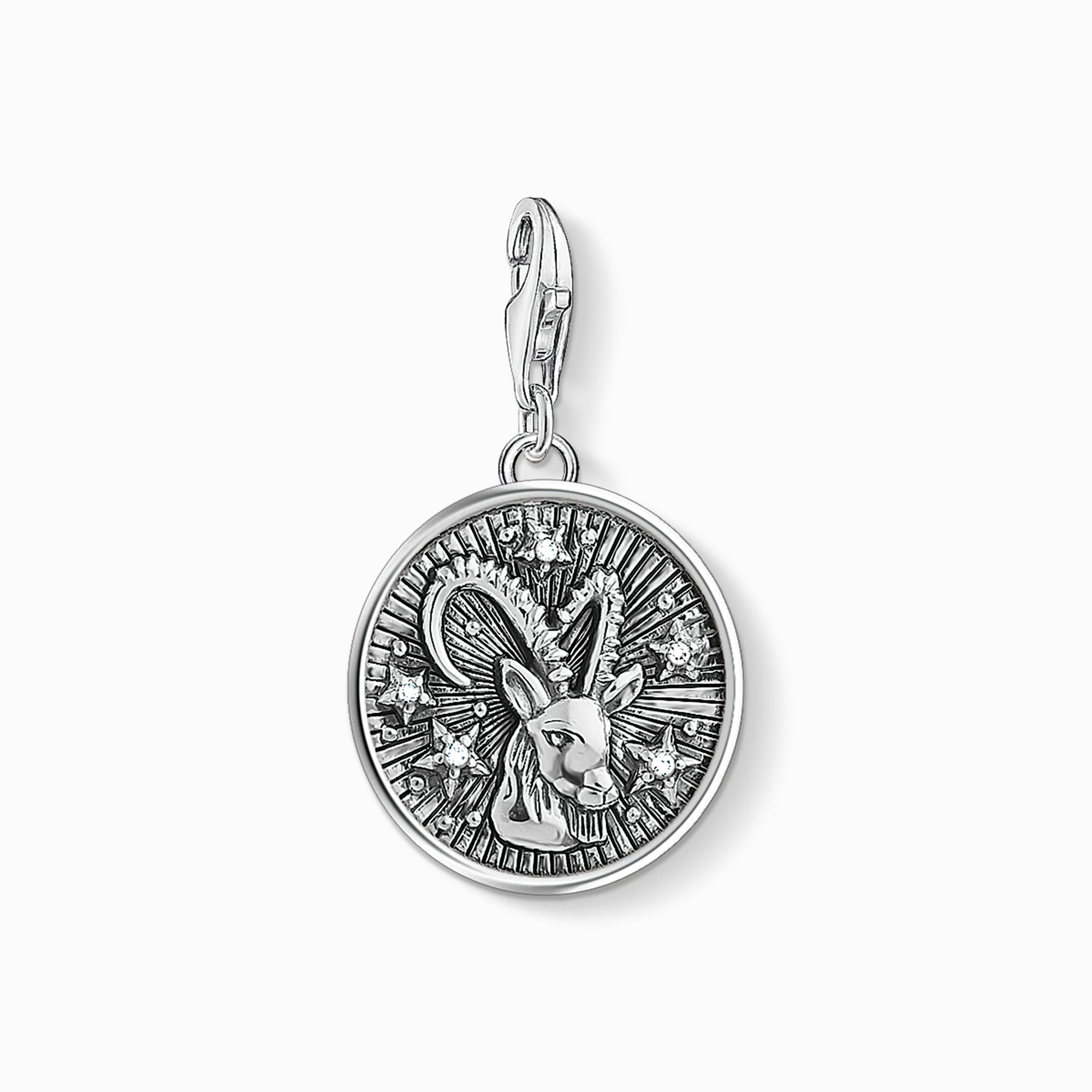 Charm pendant zodiac sign Capricorn from the Charm Club collection in the THOMAS SABO online store