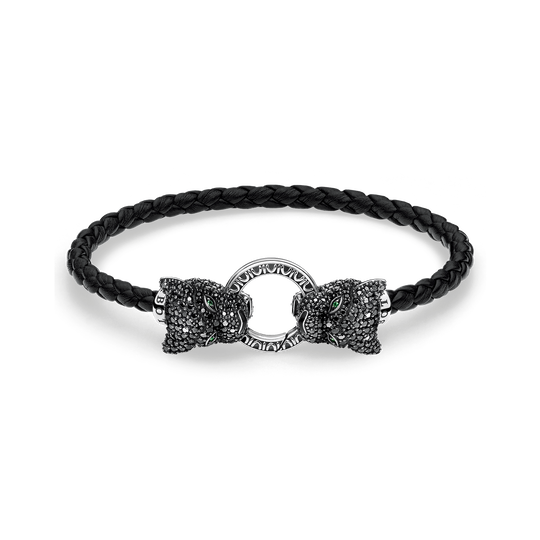 Leather strap Black Cat from the  collection in the THOMAS SABO online store