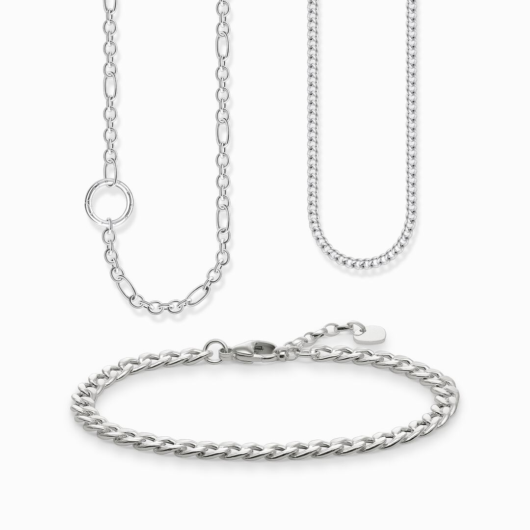 Thomas Sabo Silver & Synthetic Turquoise 5 Strand Bracelet main image 0