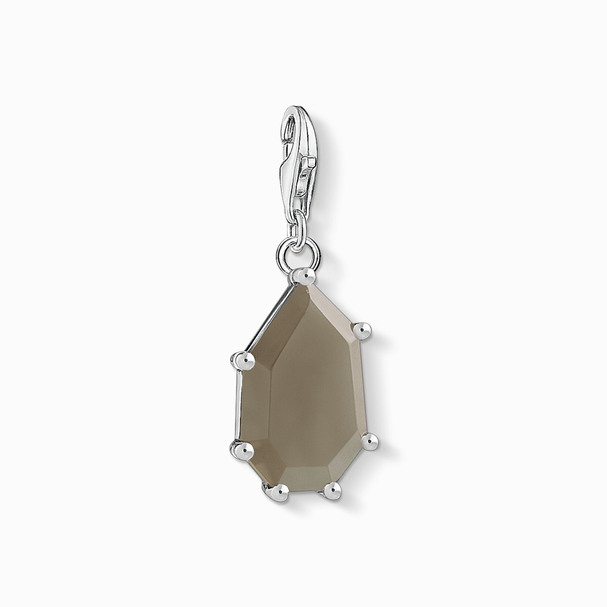 Charm pendant Brown stone from the Charm Club collection in the THOMAS SABO online store