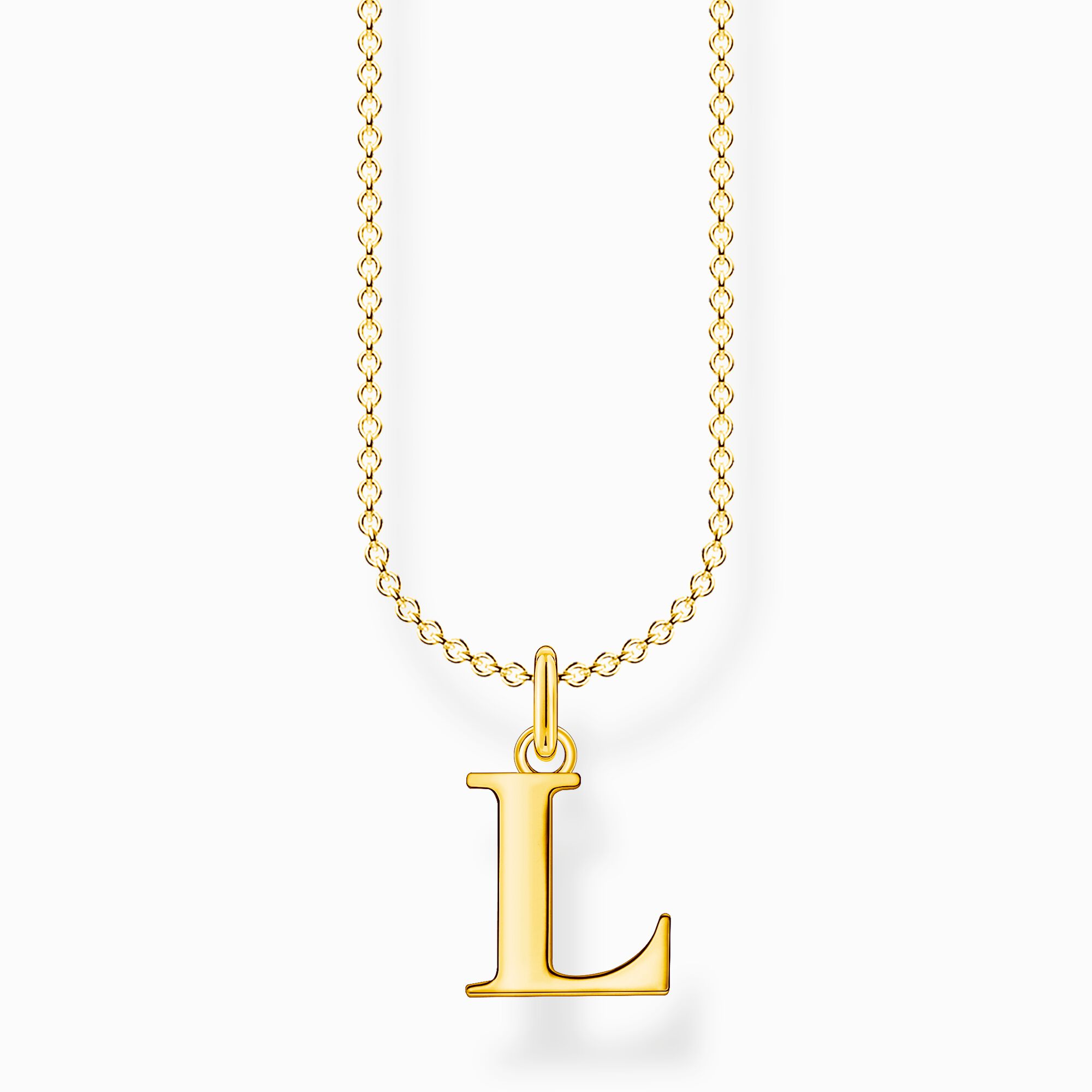 Necklace letter l gold from the Charming Collection collection in the THOMAS SABO online store