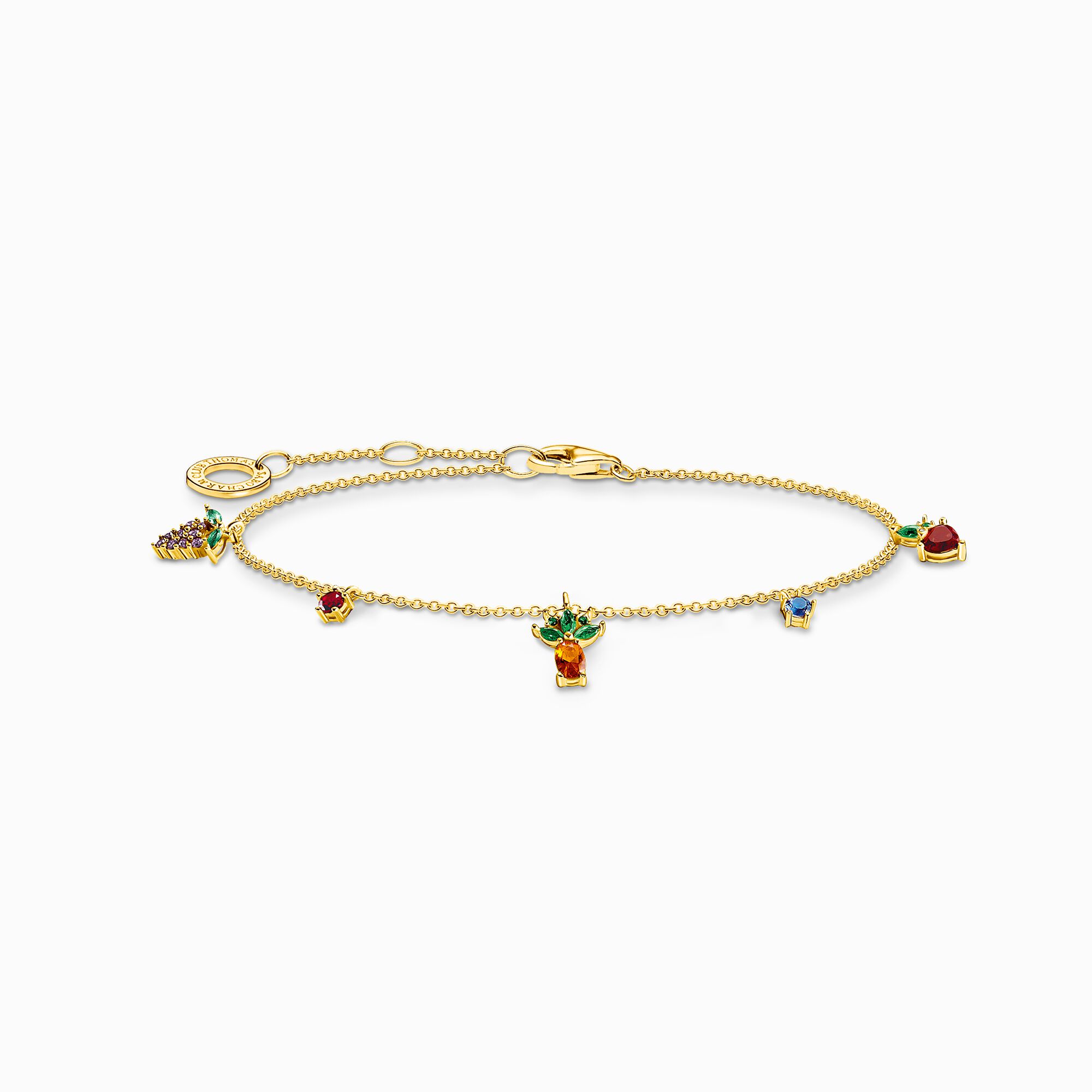 Bracelet colourful fruits gold from the Charming Collection collection in the THOMAS SABO online store