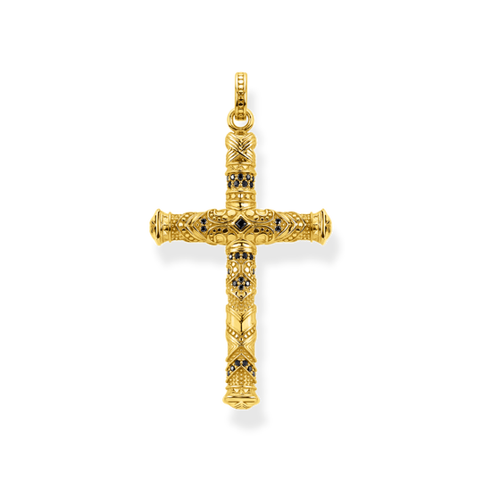 Anh&auml;nger Kreuz gold aus der  Kollektion im Online Shop von THOMAS SABO