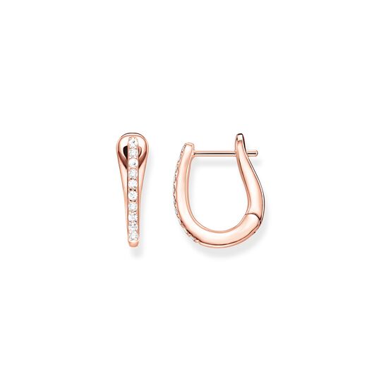 Hoop earrings classic ros&eacute; from the  collection in the THOMAS SABO online store