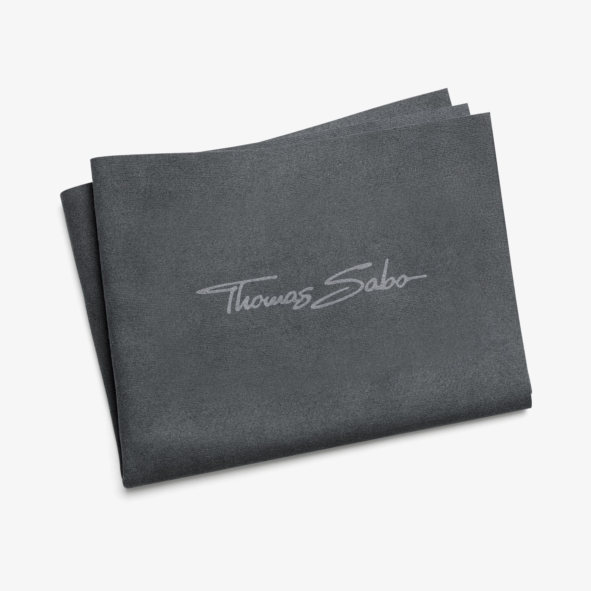 THOMAS SABO Schmuck Putztuch 30 x 24 cm Mikrofaser grau, Unisex, GEM0163