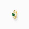 Aro con piedras verde y blancas chapado en oro de la colección Charming Collection en la tienda online de THOMAS SABO