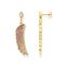 Earrings bright gold-coloured hummingbird wing from the  collection in the THOMAS SABO online store