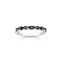 Ring black stones, silver from the  collection in the THOMAS SABO online store
