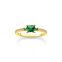 Ring with green and white stones gold from the Charming Collection collection in the THOMAS SABO online store