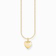 Cadena con colgante de coraz&oacute;n y ba&ntilde;o de oro de la colección Charming Collection en la tienda online de THOMAS SABO