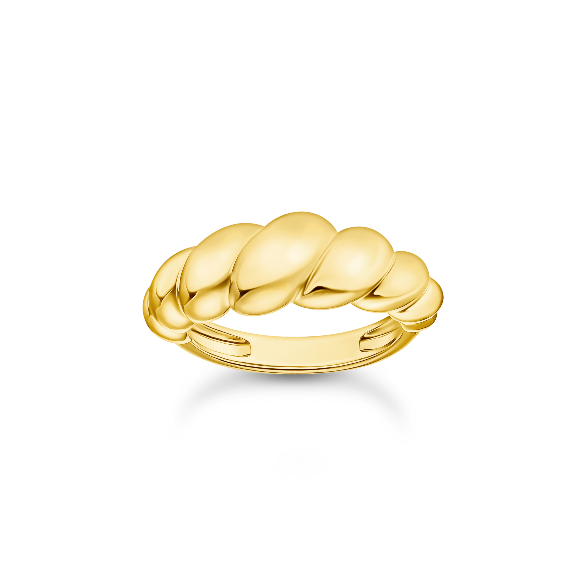 Thomas Sabo Ring organische Formen vergoldet gelbgoldfarben TR2494-413-39-60