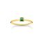 Ring with green stone gold from the Charming Collection collection in the THOMAS SABO online store