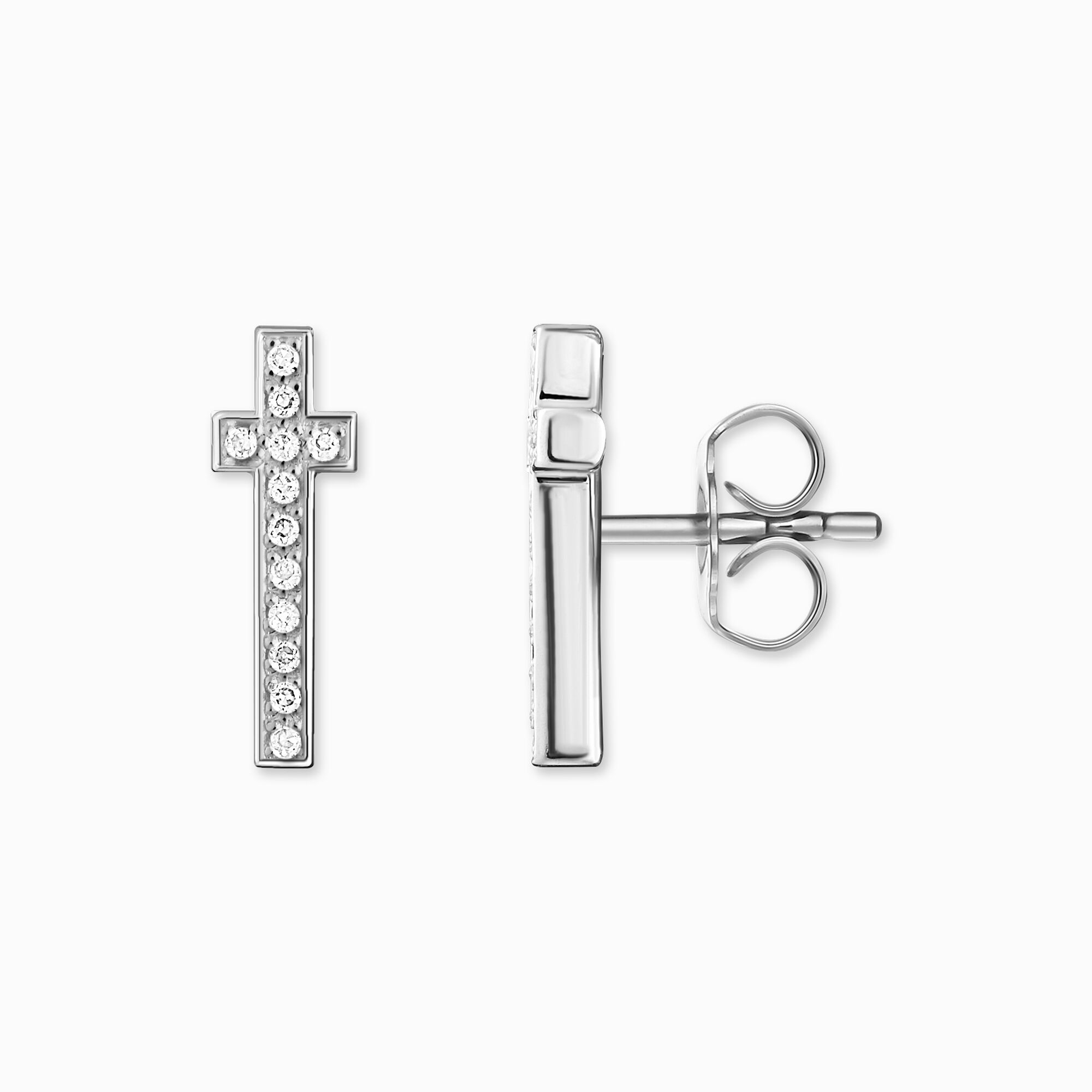 Ear studs cross from the  collection in the THOMAS SABO online store
