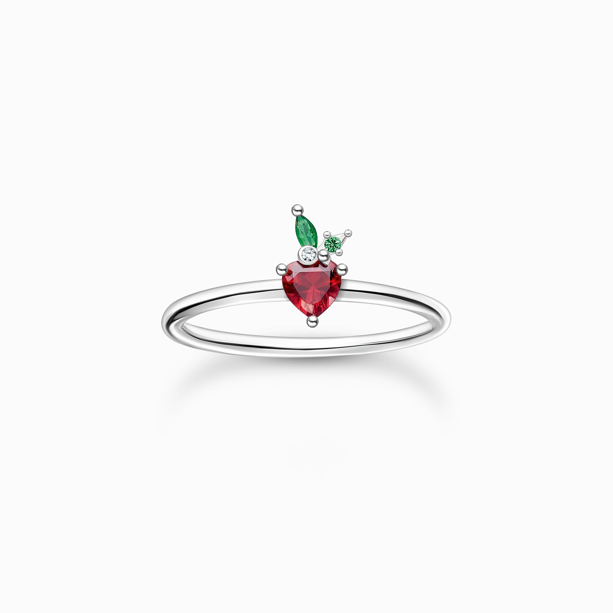 Ring Erdbeere silber aus der Charming Collection Kollektion im Online Shop von THOMAS SABO